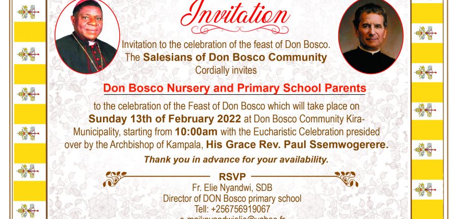 DonBosco Feast Invitation